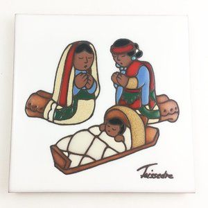 Cleo Teissedre Ceramic Tile Pueblo Family Southwest 6x6